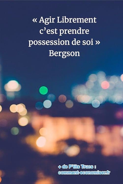 cita de Bergson sobre la llibertat