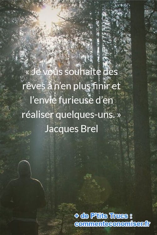 cita de Jacques Brel sobre els somnis
