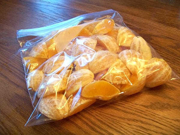 kaip užšaldyti apelsinus