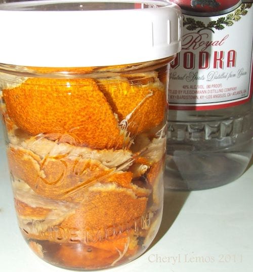 como extraer el aceite esencial de una naranja