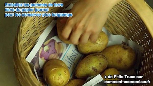 Hoidke kartuleid kauem ajalehega