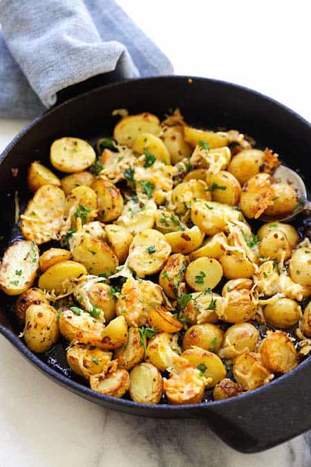 receta de patatas asadas con especias italianas