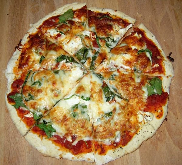 receta de pizza casera