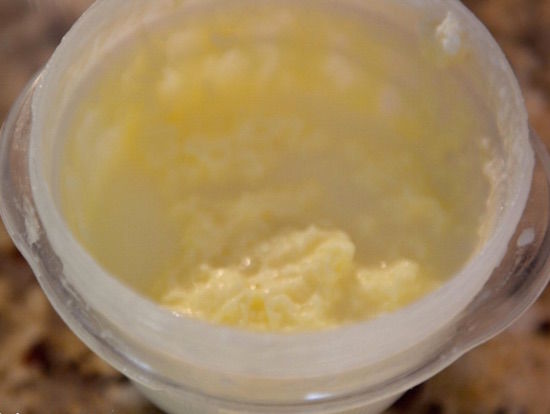 Receta de mantequilla casera