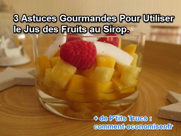 smid ikke siruppen fra frugtsalater