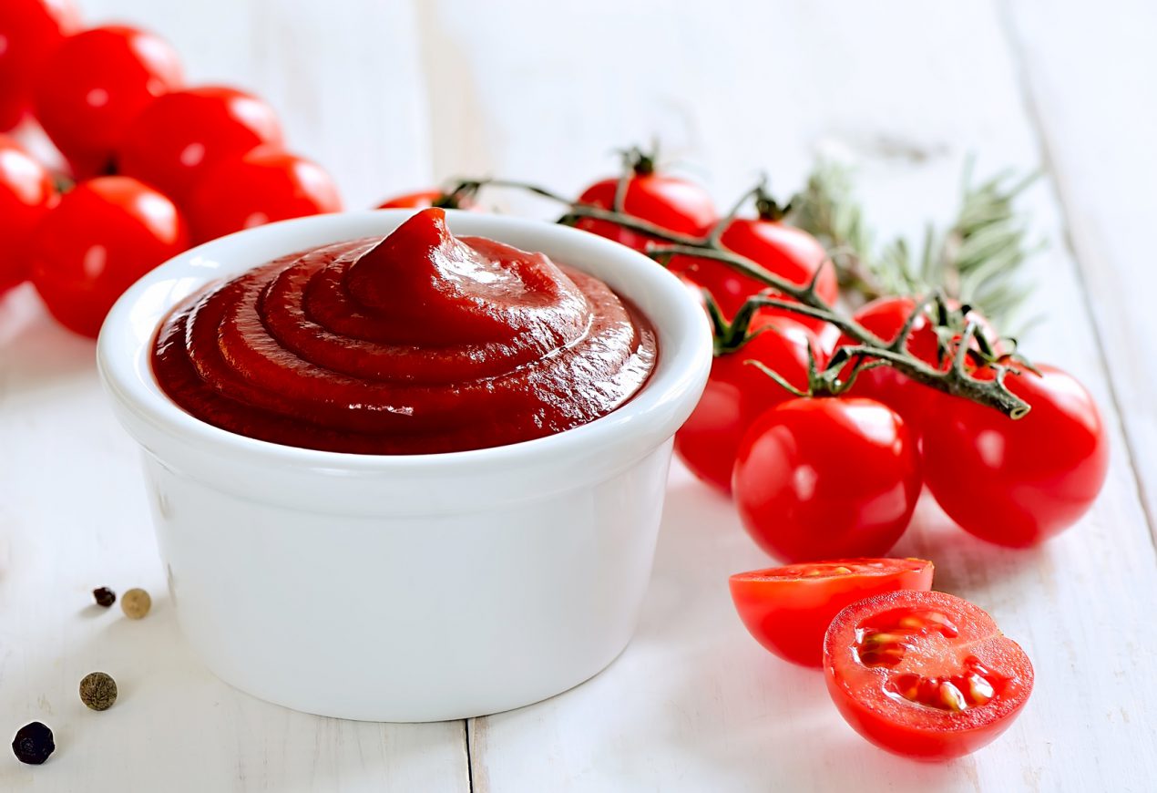 La receta casera de salsa de tomate.