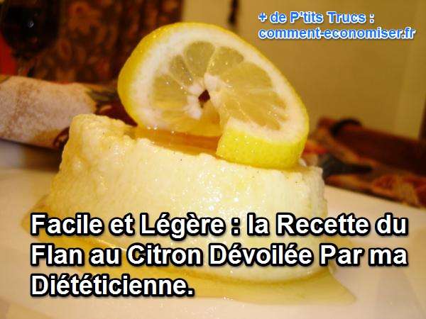 La receta sencilla y saludable de flan de limón ligero