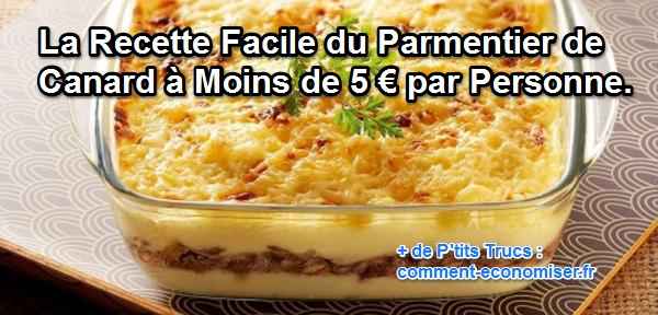 a homemade duck parmentier is a good dish for the whole family