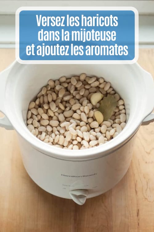 Easy and cheap recipe: how to make beans with a slow cooker.