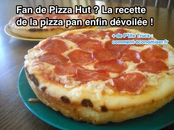 ¿Cuál es la receta de pizza casera de Pizza Hut?