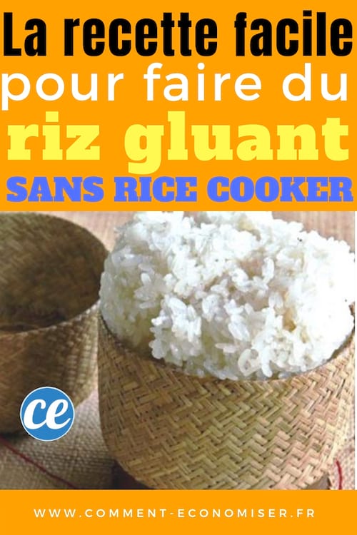 receta de arroz glutinoso sin olla arrocera