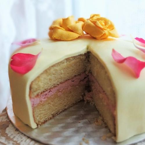 rose water scented cake
