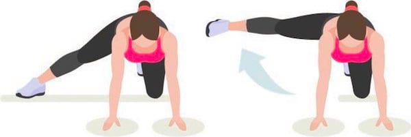 Feu l'exercici d'aixecament de cames laterals per tonificar i aprimar les cames.
