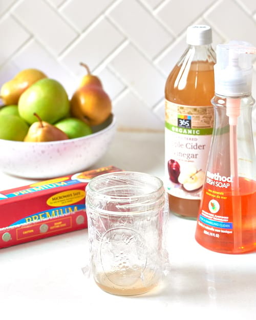 Bedstemors trick til at lave en formidabel fluefælde med æblecidereddike!