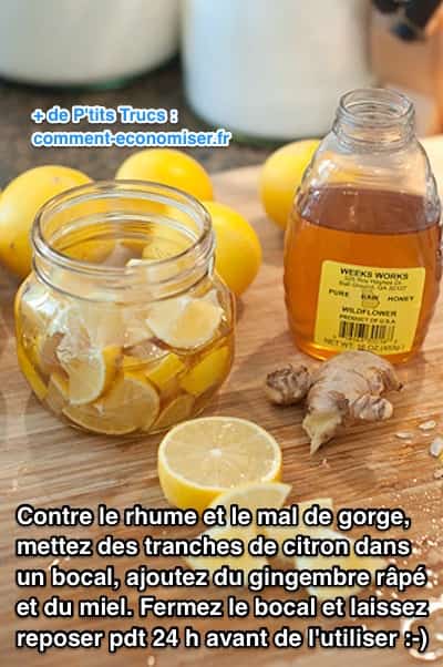 Naudokite citriną, medų ir imbierą kaip vaistą nuo gerklės skausmo