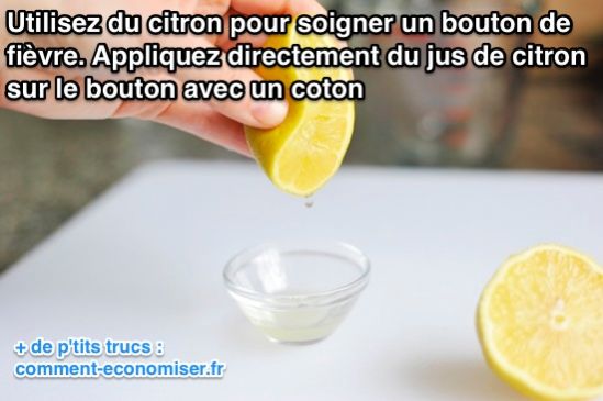 Use limón para curar un herpes labial