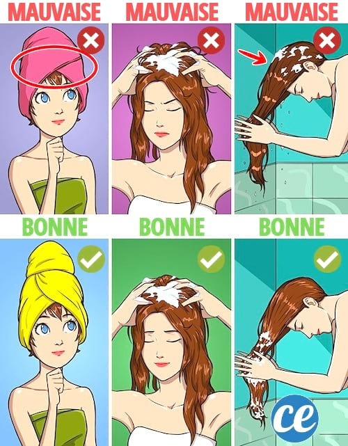 Žinodami tinkamus šampūno būdus, galite rečiau plauti plaukus.