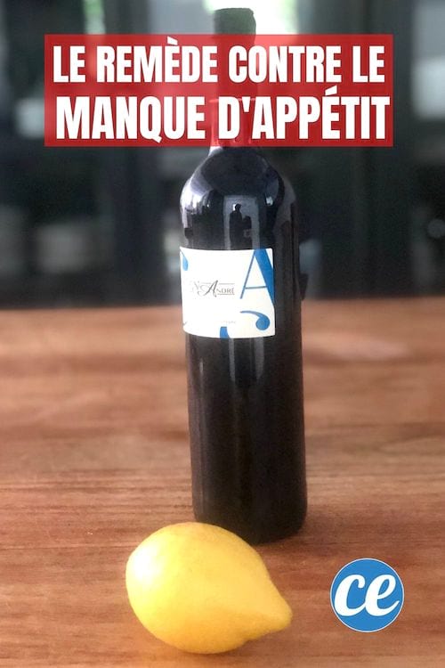 Un limón y una botella de vino tinto para remediar la pérdida de apetito.