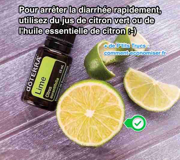 Use aceite esencial de limón para detener la diarrea