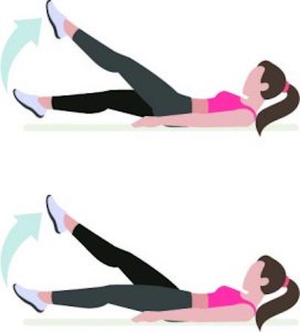 Entrenament abdominal en 6 min: per tenir un ventre pla i uns abdominals musculosos, fes l'exercici de les tisores.