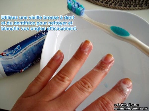 La pasta de dientes es un formidable aliado para blanquear tus uñas de forma eficaz y rápida.