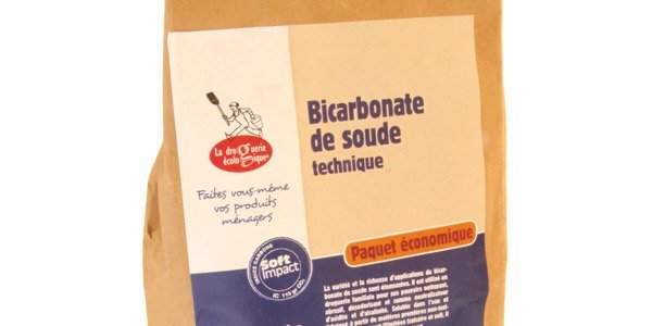 A continuación se muestra un ejemplo de bicarbonato de sodio "técnico".