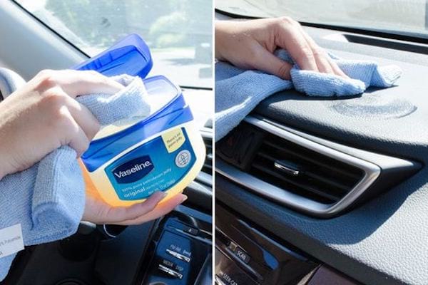 use vaselina para mantener el interior de su automóvil