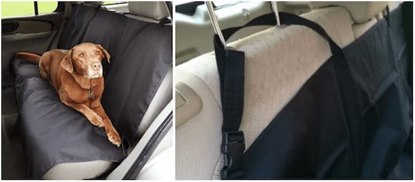 El truco para proteger los asientos de su automóvil es usar una funda protectora impermeable.